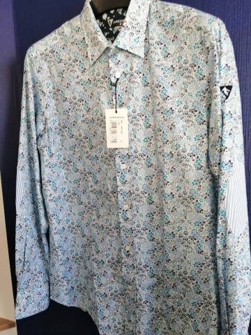 CHEMISE ML PASTEL FLOWERS